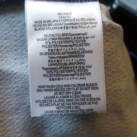 Bcbgeneretion Floral Cropped Top Blouse Blue Size Large long Sleeve - Picture 12 of 13